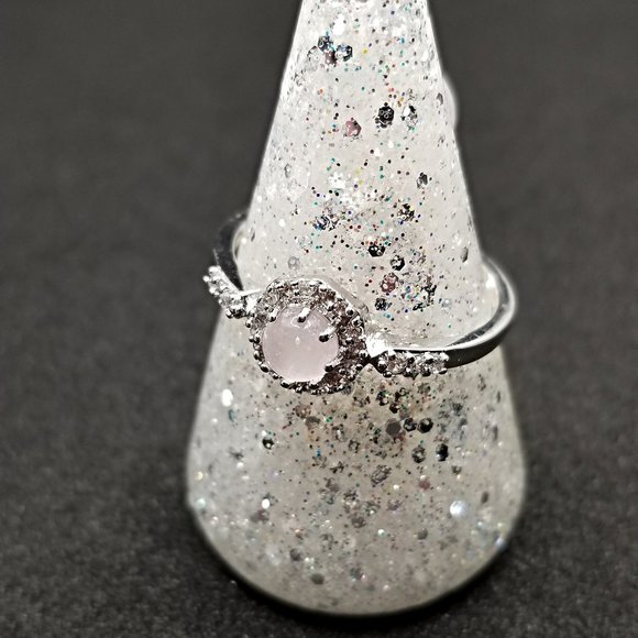 Quartz Ring Pink Size 10 Ring Bomb Party - Picture 1 of 6